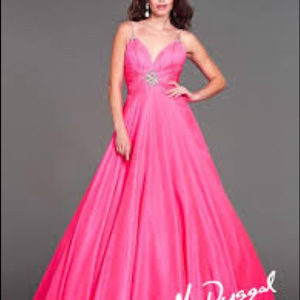 MacDuggal Pink Ball Gown